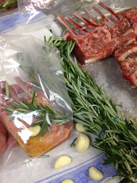 Trinity_restrnt's tweet photo. Our amazing sous vide rack of lamb being lovingly prepped for the day. Yum! https://t.co/s2t4AxHyTW