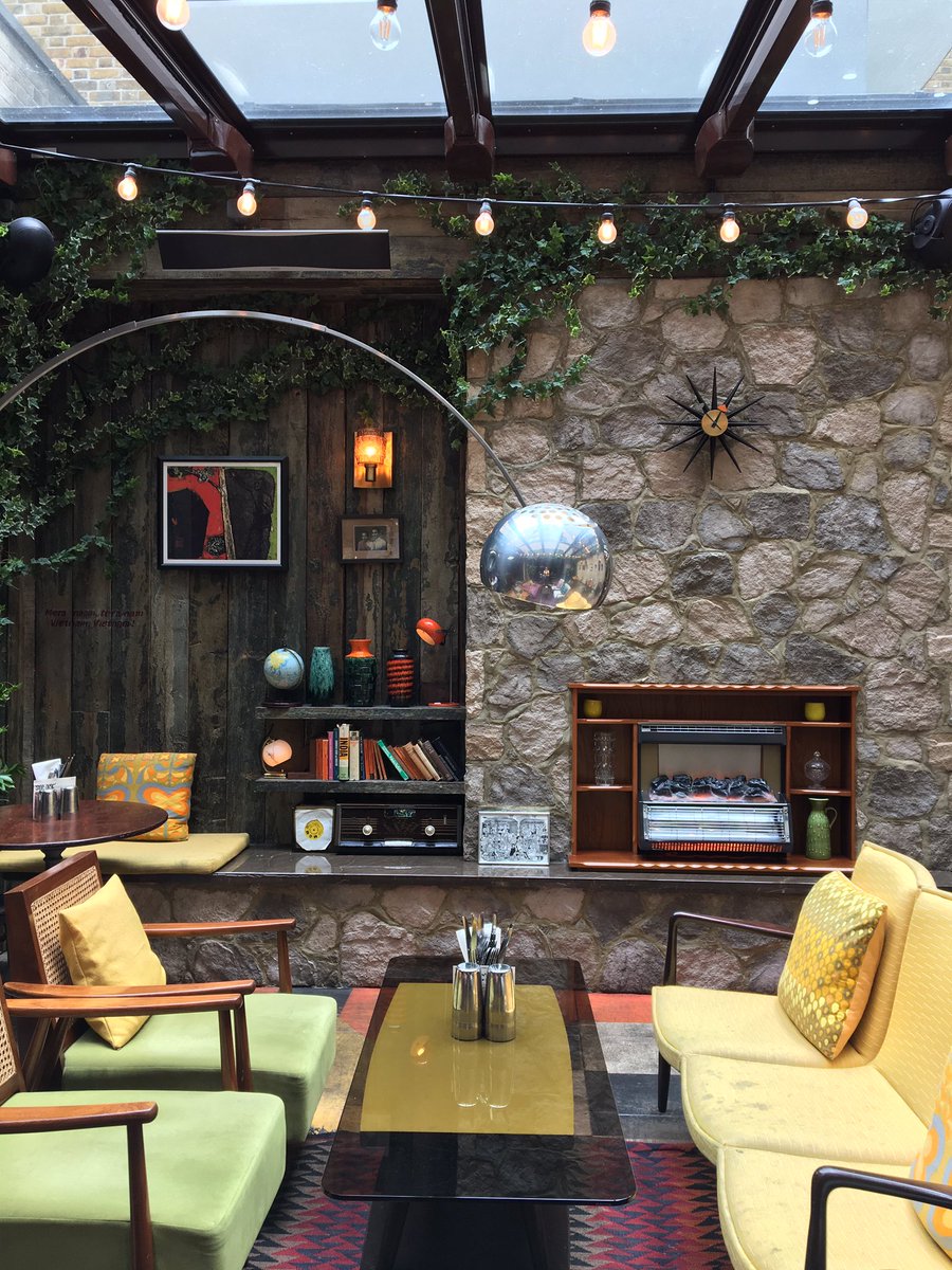 <a href="/Dishoom/">Dishoom</a> Carnaby is my dream home! Seriously thinking of moving in... #interiordesign #restaurant #dishoom #soho #70s #retro #design