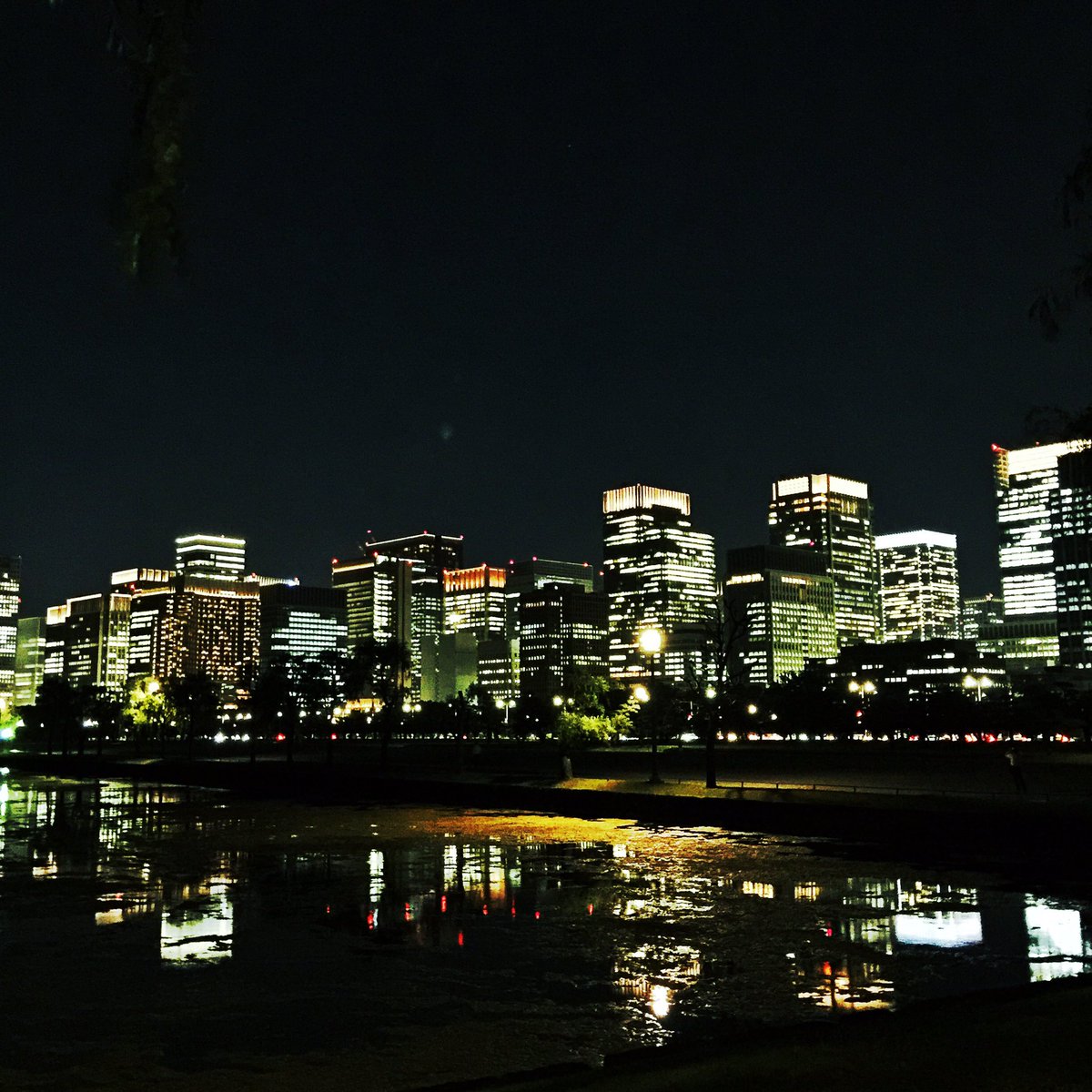 takeshi_mochida's tweet photo. #皇居 #running #ランニング #10km #theImperialPalace #keepcalmandrunon #citylights https://t.co/j86u0LfZ3y