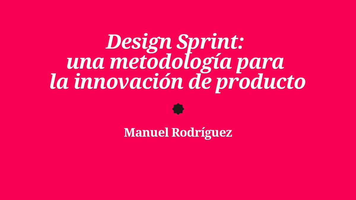 hackity's tweet photo. Descubre en este vídeo qué son los #DesignSprint y cómo te pueden ayudar👉https://t.co/vufiAsnIaL #negocio #producto https://t.co/GcXqsckc1t
