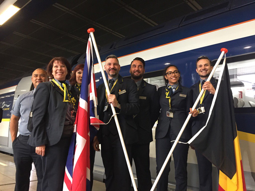 We made it! Smooth and lovely journey #e320 #eurostar #ES9114 #Brussels