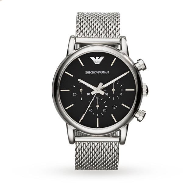 Armani Chronograph Black Tageszeitungen Und Silber Kette Uhr.
Jetzt einkaufen aaroneu.com
#Aaroneu #ArmaniWatchKollektion