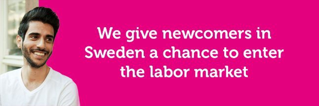 Impact_x_com's tweet photo. @JustArrivedSE connect refugees with jobs in Sweden. https://t.co/9VwxWKSWNm @NordicSocInn @socinnovation @SSIReview https://t.co/fzQD2okQDv