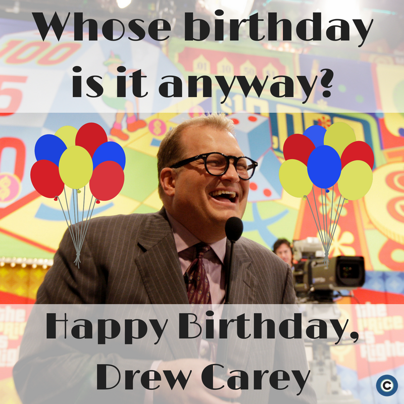 Happy birthday to Cleveland-born star Drew Carey! 