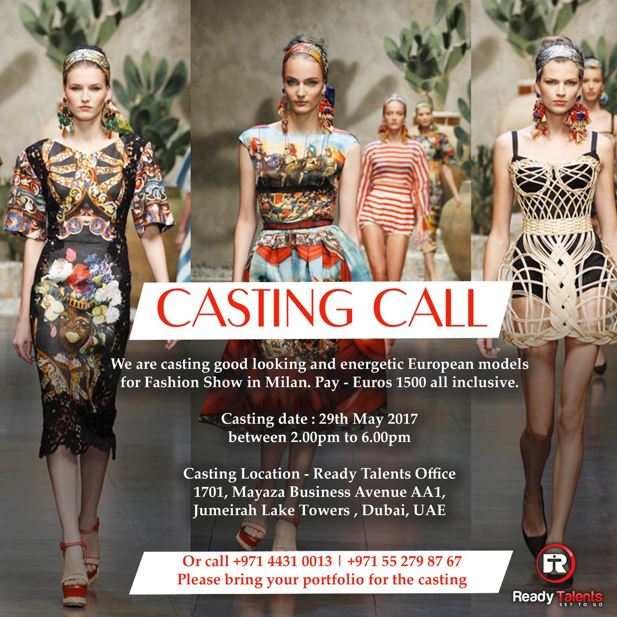 ReadyTalents's tweet photo. #models #dubai #modelling #casting #call #mydubai #dxb #uae #talent https://t.co/TjrKywbhsY