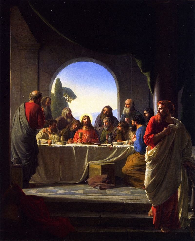 Happy birthday #CarlBloch, born May 23, 1834. 'The Last Supper' is part of his 23 scenes from the life of Christ.