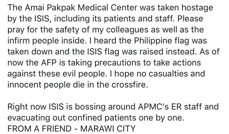 JadeAmeliaPH's tweet image. Wherever you are from, please include our country in your prayers. 🙏 #PrayForMarawi -M