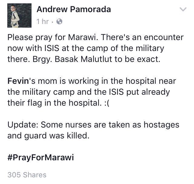 JadeAmeliaPH's tweet image. Wherever you are from, please include our country in your prayers. 🙏 #PrayForMarawi -M