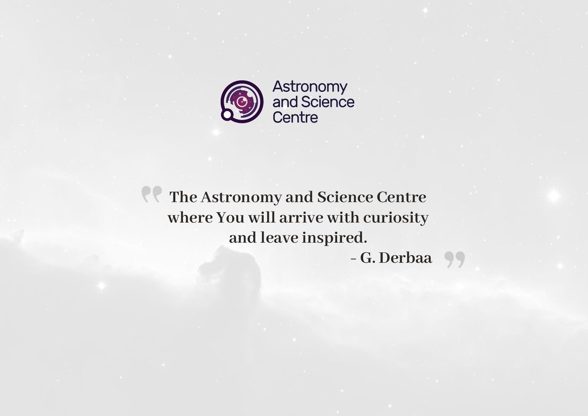 Are you ready for the Astronomy and Science Centre? 

See our website to learn more! > buff.ly/2r95QVG

#TravelTuesday #Astronomy
