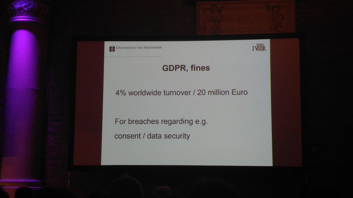 CciliaDiQuinzio's tweet photo. #InteractIAB La #GDPR (General data protection regulation) entre en vigueur en mai 2018, ce qu'il faut en retenir selon @fborgesius : https://t.co/8b8jwDew9Y