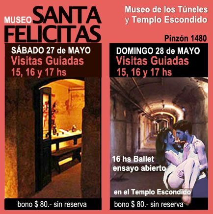 #EsteFinde visitá los túneles de #SantaFelicitas. Más info t.co/A1kXd8kmAh?amp… #BuenosAires