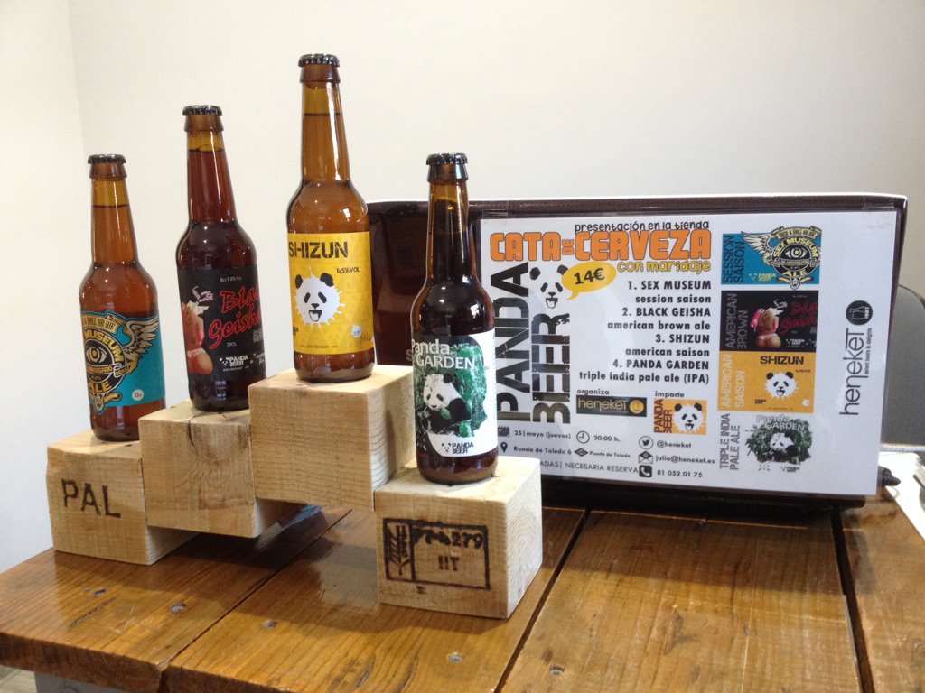 Ultima Plaza disponible xa la Cata de este jueves con PANDA BEER <a href="/pandacraftbeer/">Panda Craft Beer</a> Ahí están los 4 cervezones #heneket