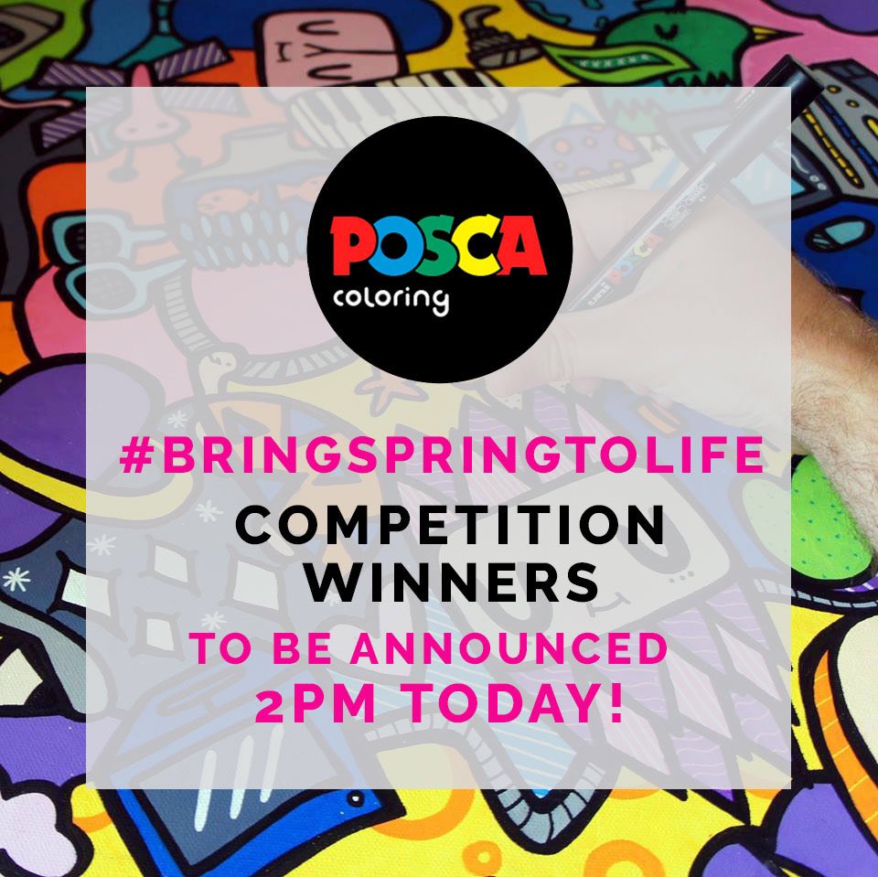 inkygoodness's tweet photo. [NEWS] Inkygoodness @poscauk #BringSpringtoLife competition winners to be announced at 2pm today! Stay tuned... https://t.co/nK4LMyjx8M
