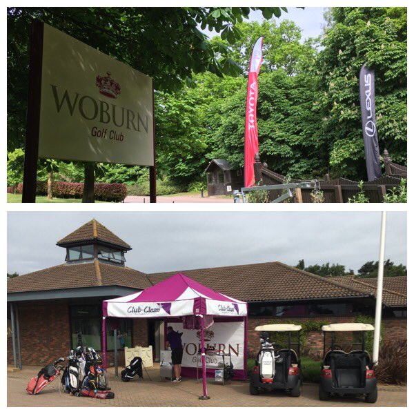ClubClean's tweet photo. Sun is shining at @WoburnGC for the Lexus/Toyota Golf Day! Another great day put on by @AMurrayGolf #clubclean https://t.co/z5CMZi8097