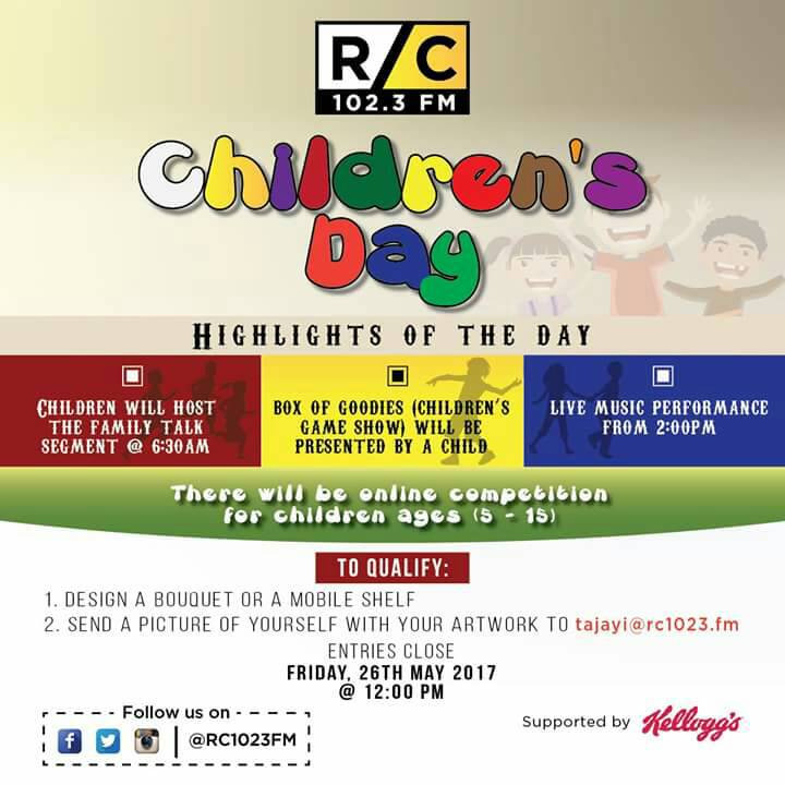 Max1023FM's tweet photo. Your #Children shouldn't be left out of the fun on #ChildrensDay!
#KnowledgeMeetsFun Cc @deartosin
Here's how to participate - https://t.co/qXQaeb9whM
