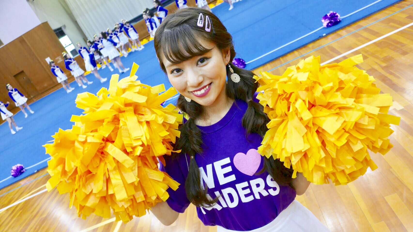 梅花レイダース チアリーディング ユニフォーム 2点（梅花女子