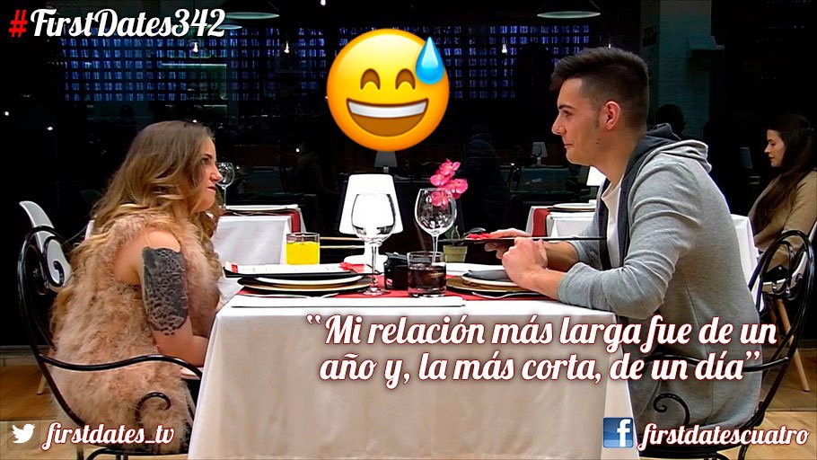 firstdates_tv's tweet photo. Relaciones de un día... Relaciones a fin de cuentas... #FirstDates342 https://t.co/9k571NagT6 https://t.co/FWO8ezK0Y8