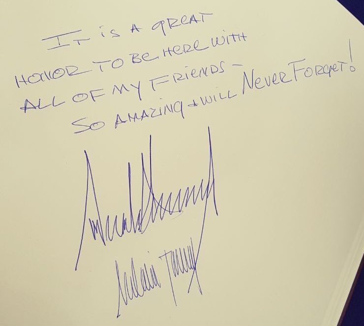 Youranguy_'s tweet photo. President Trump's note at Yad Vashem, Israel's official Holocaust memorial

#TrumpInIsrael #Trump https://t.co/evn0zdw6in