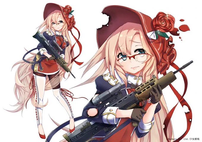 解禁了,畫的第一把槍就是傳說中的L85。 #少女前線 #L85A1 