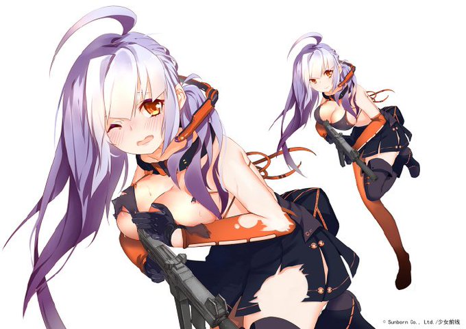 第二把是幽靈M4,不是很熟悉的槍呢。 #少女前線 #SpectreM4 