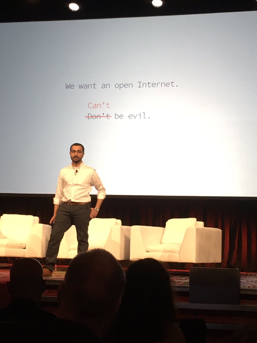 On the new internet "Don't be evil" becomes "Can't be evil" 

<a href="/muneeb/">muneeb.btc</a> <a href="/BlockstackOrg/">Go to @blockstack</a>