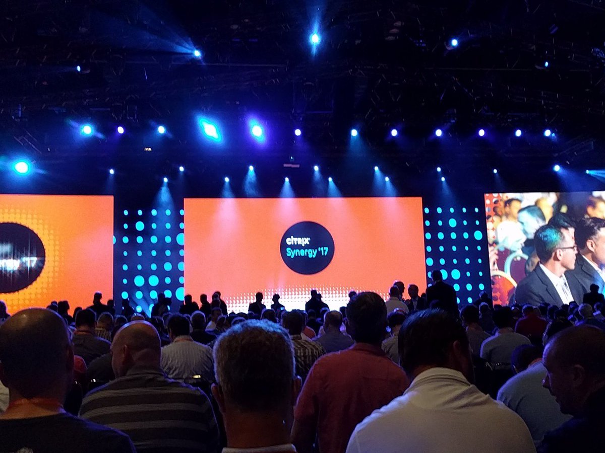 Waiting for the magic to happen! #CitrixSynergy <a href="/Conclusion_FIT/">Conclusion Future IT</a> <a href="/RobertSteeghs/">Robert Steeghs</a>