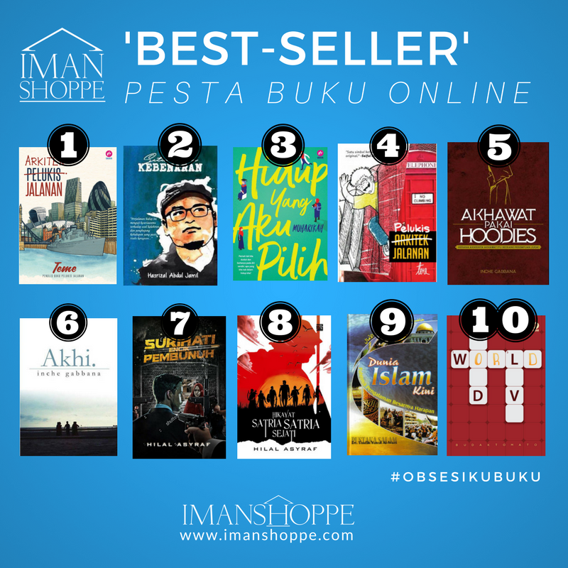 imanshoppe's tweet photo. Alhamdulillah, terima kasih kpd semua yang membeli buku dari kami sepanjang PESTA BUKU ONLINE! Semoga bermanfaat & sudah beli, harap baca 😉 https://t.co/T7sjRkJExH
