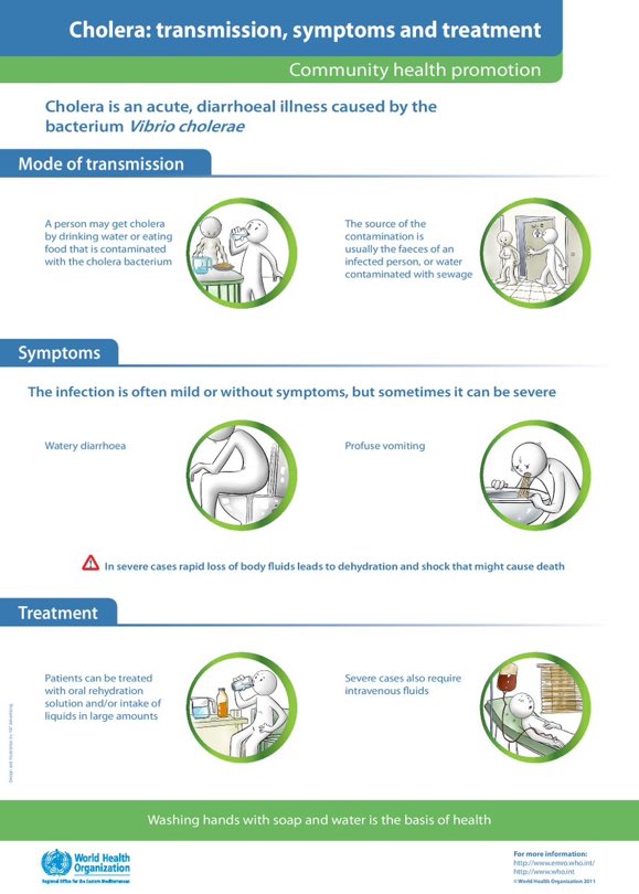 reemamouhammad's tweet photo. Know more about #cholera: transmission, symptoms and treatment. #Yemencrisis https://t.co/a7dfMZwlgu