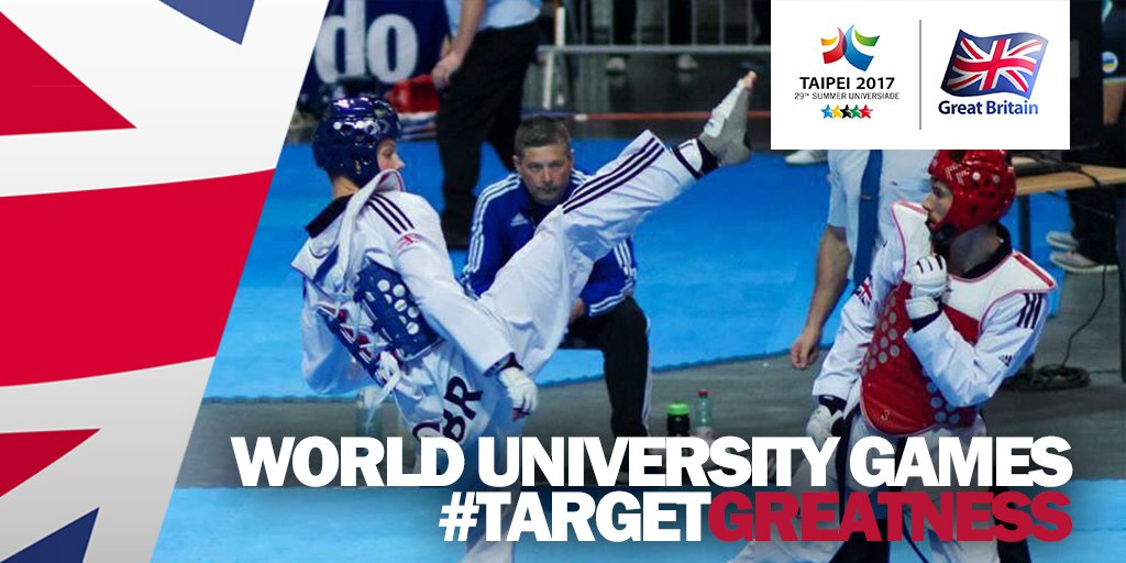 #WUGSGB: Taekwondo star @Jake_TKD making most of maiden appearance at World University Games

#TargetGREATNESS 🇬🇧

📰bucs.co/Of3Mnw