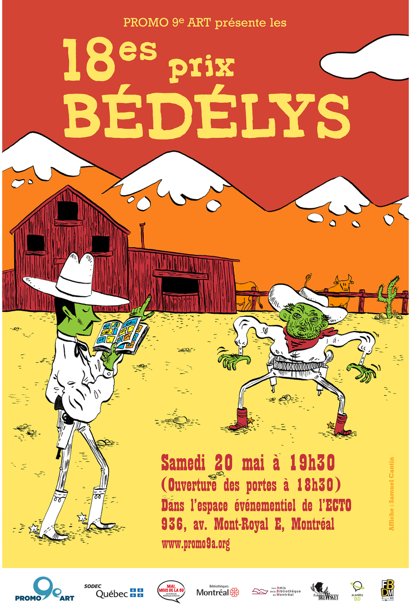 bibliomontreal's tweet photo. Les gagnants de la 18e édition des Prix Bédélys sont connus! https://t.co/0bXvrq0LSL
#moisdelaBD #Bédélys #vivelaBD #suggestionsdelecture https://t.co/BBntS2fcUW