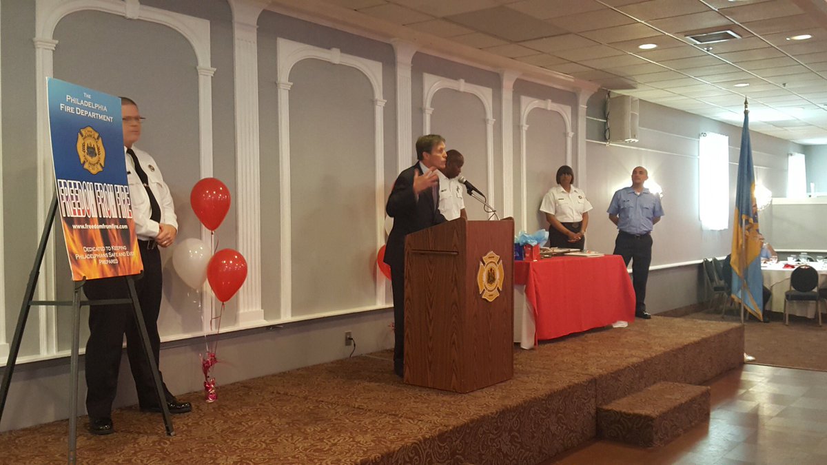 ThielAdam's tweet photo. Wonderful time @PhillyFireDept @PennDPS 60th Annual Jr. Fire Patrol Luncheon today w/ @PHLschools &amp; @RedCrossPhilly #fireiseveryonesfight https://t.co/XVGjnraGdk