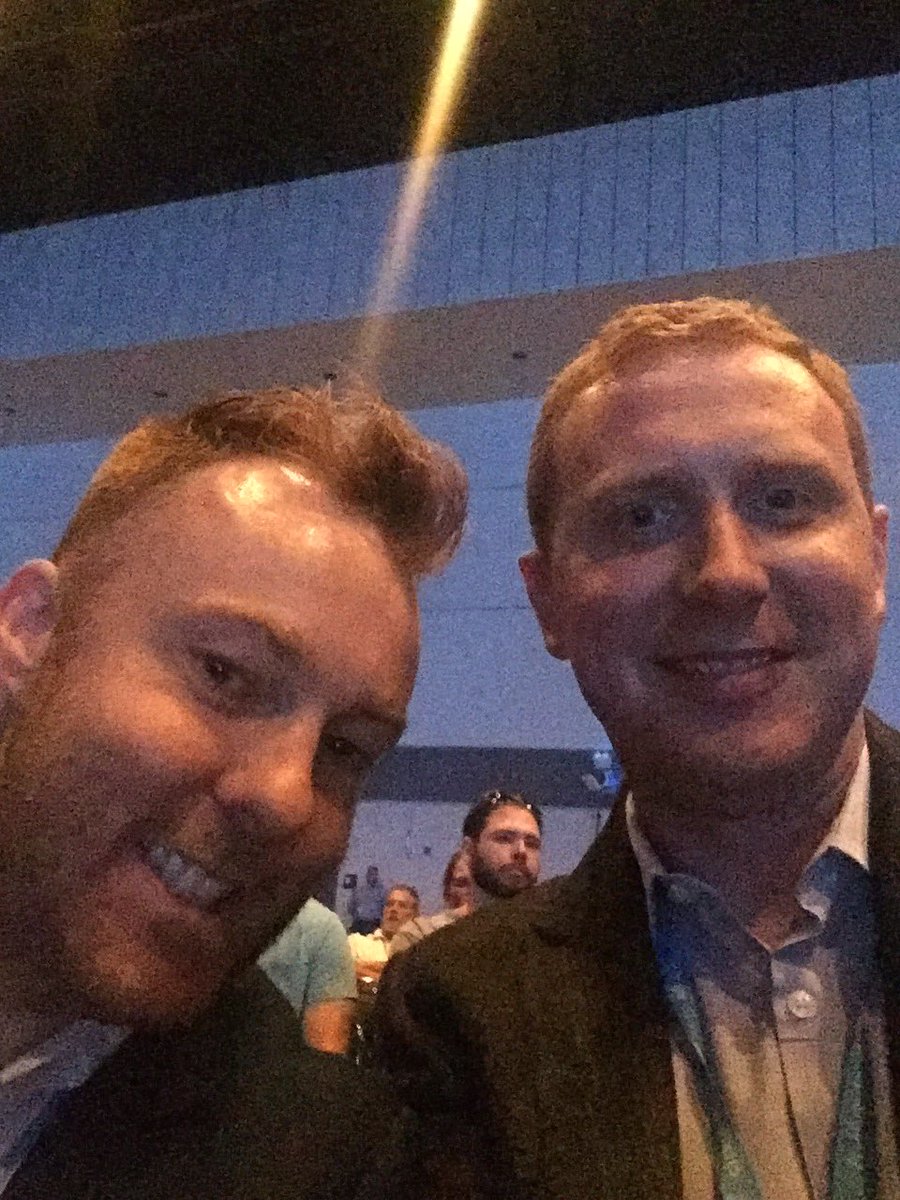 Hanging with <a href="/r0bsterry/">Rob Sterry</a> to see <a href="/pjhough/">PJ Hough</a> at the #CitrixSynergy tech keynote!