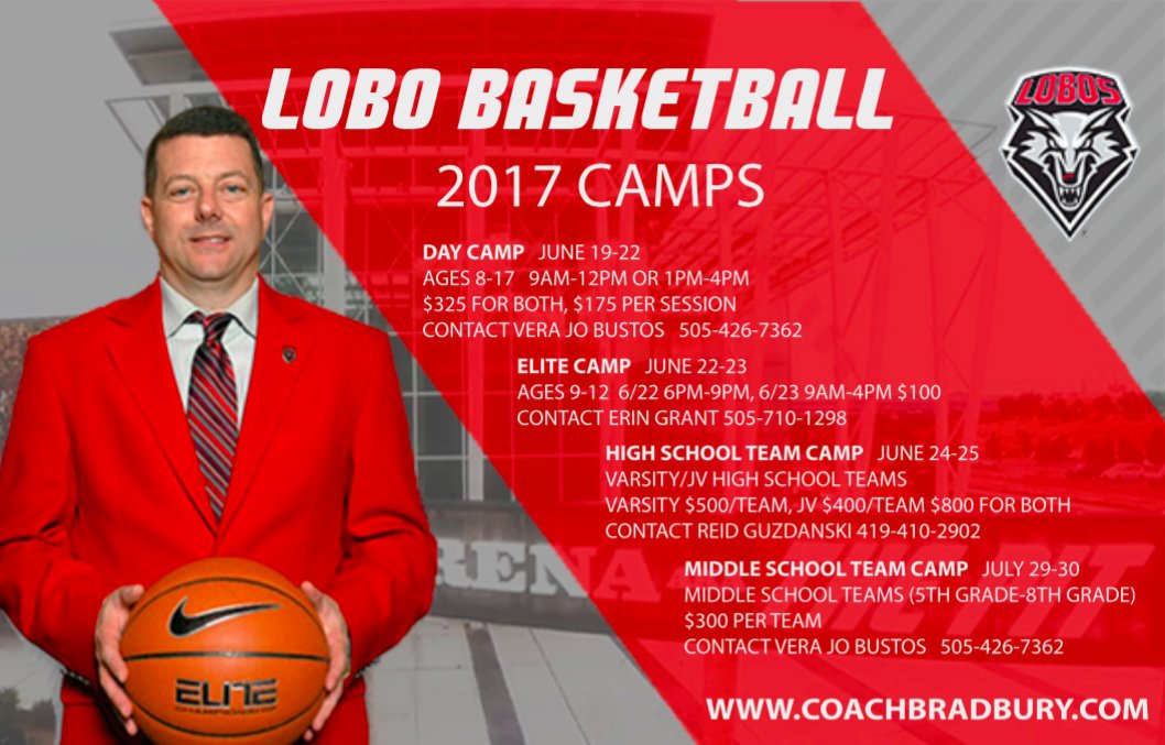 UNMLoboWBB's tweet photo. There's still time to sign up for Lobo basketball camps! https://t.co/ffRnL6WRYt for more details! #GoLobos https://t.co/4J0eAj3Ypm