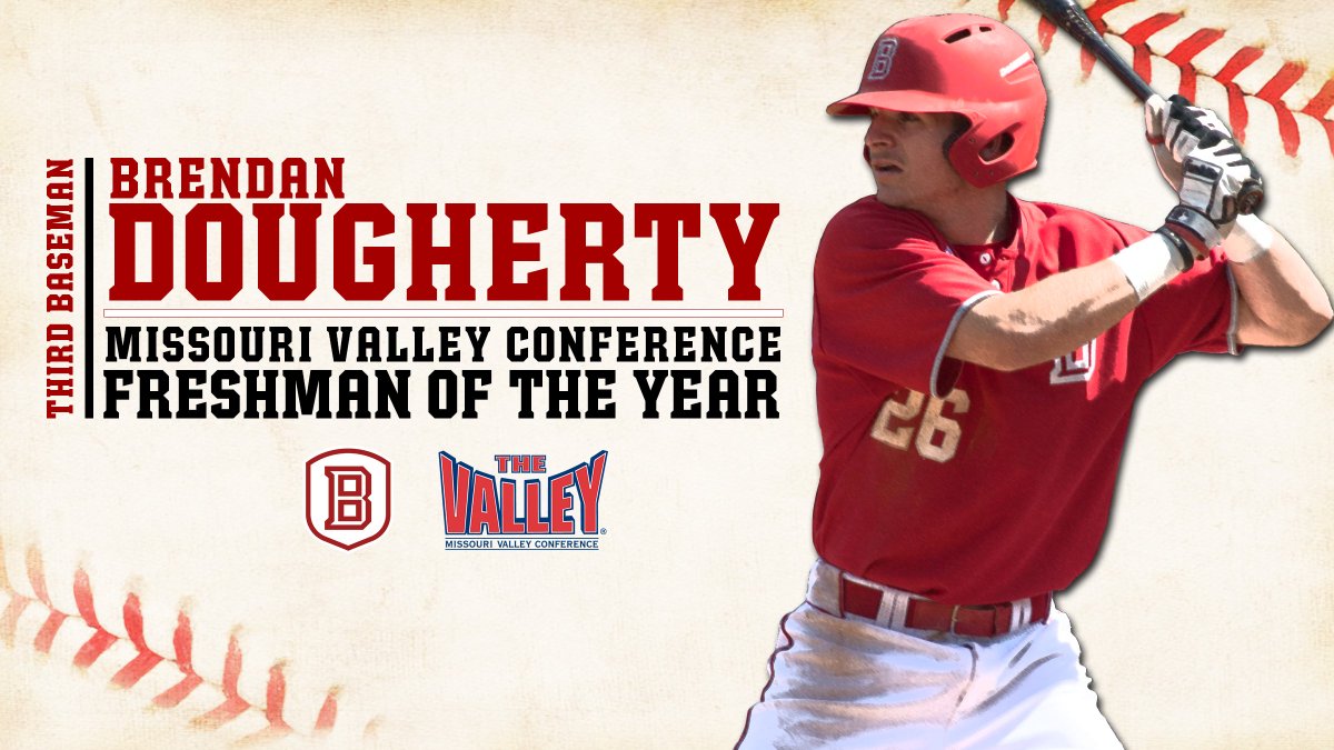 BradleyBraves's tweet photo. Congrats to Brendan Dougherty for being named the Missouri Valley Conference Freshman of the Year: https://t.co/Honqm537Cq https://t.co/sixpznL86Z