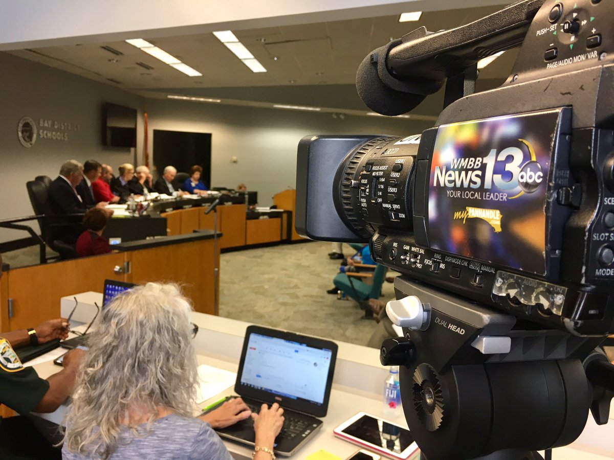 Bay District School Board meeting underway, beginning with recognitions and presentations.