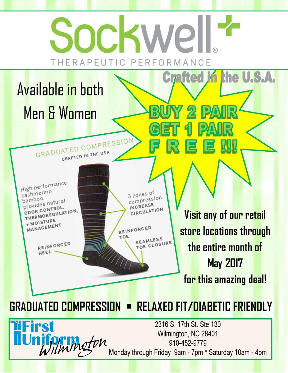 FirstUniform19's tweet image. Just a little over a week to score this amazing deal! #buy2getone #sockwell #nurses #nurselife #healthylifestyle #nurse
