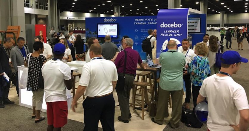 docebo's tweet photo. We're having a great time here at #ATD2017! Come see us today at Booth 2538 and find out how to save your learners from boring training! https://t.co/j26lsKWk2I