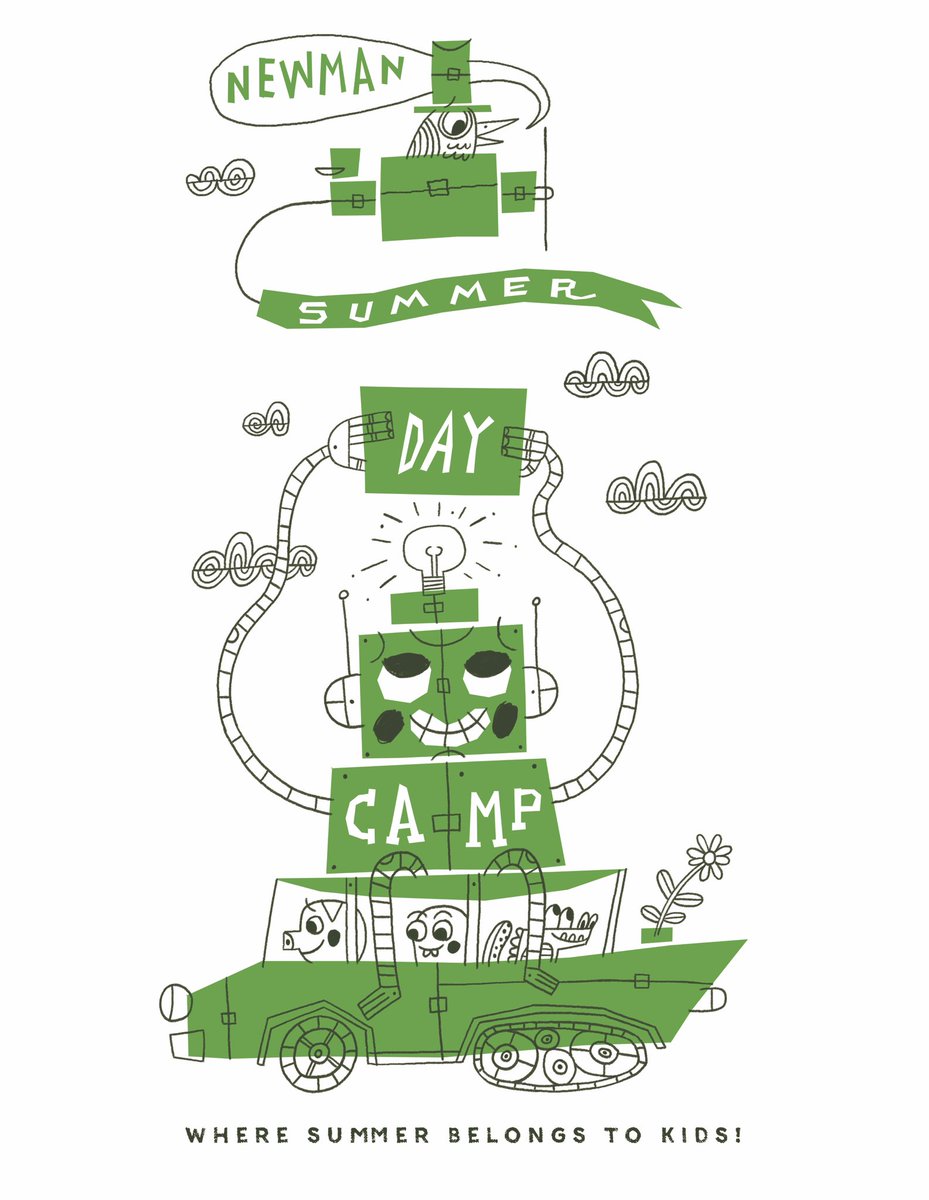 Last year’s t-shirt design for a day camp in New Orleans. Channeling my inner @EdEmberley