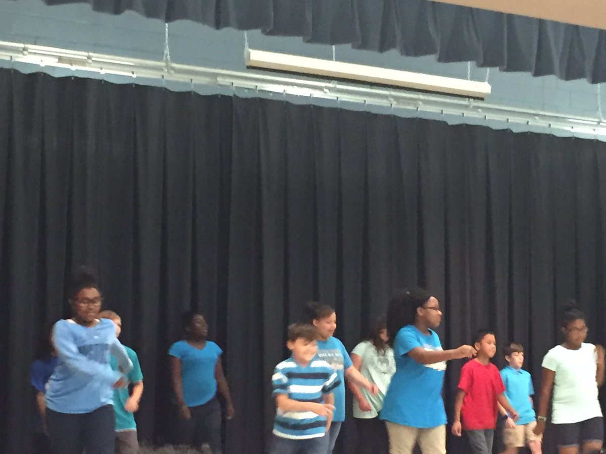 Enjoying Dancing through the Decades at Belleview Elementary