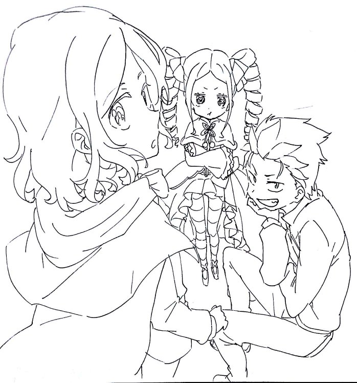 諦めたラフ晒し 