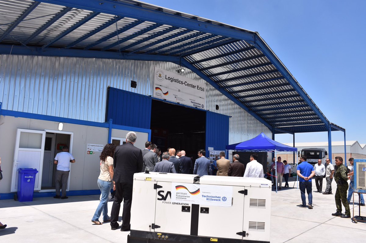 JccKrg's tweet photo. #Erbil Governor, #Geeman Vice Minister of Interior &amp; #JCC DG officially opened Logistic Centre built by @THWLeitung https://t.co/WZE4t6NAxy https://t.co/8bIGGpHqmz