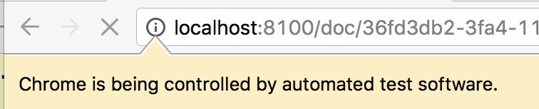 Thanks <a href="/Chrome/">chrome</a>, for a minute I thought it was possessed. #selenium #testing