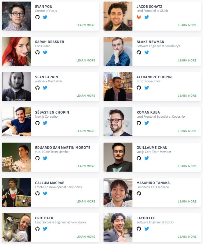 monterail's tweet image. We&apos;re so proud of #vueconf2017 lineup! So many amazing experts are coming to Wrocław in June to the first #vuejs conference in the world 🌟
