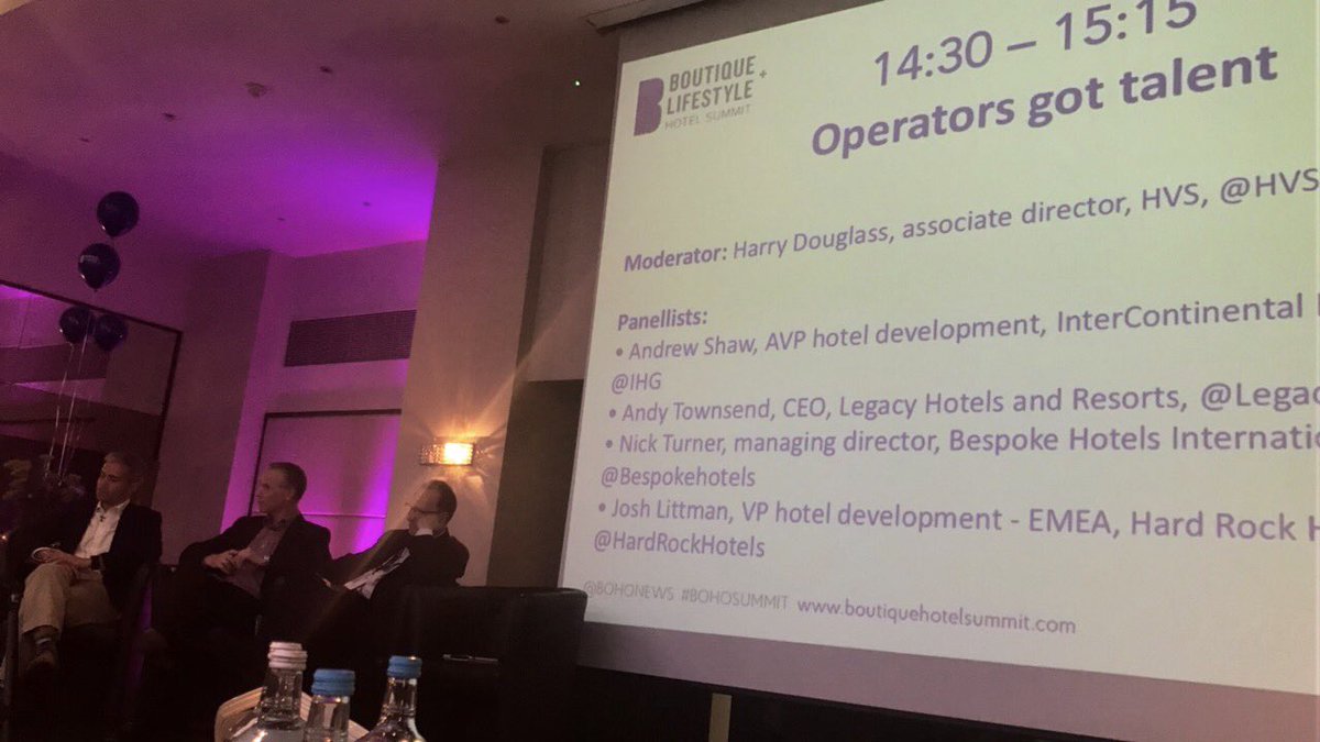 What's better than Britains got Talent? ... Operators got talent! Interesting discussion about customer experience. #BoHoSummit <a href="/BoHoNews/">Boutique Hotel News</a>