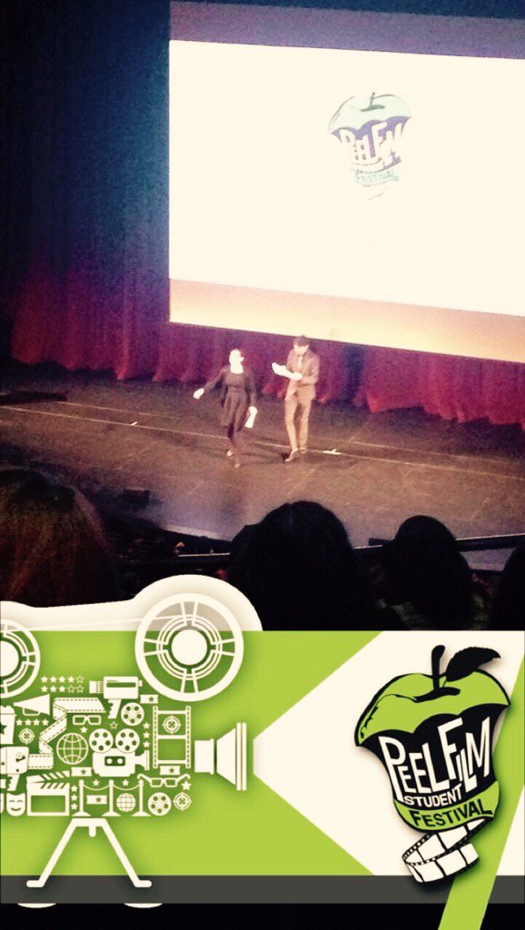 PeelSFF's tweet photo. #PSFF2017 MC's Jessie & Amita get the crowd ready to kick off the day! Exciting @PeelSchools https://t.co/qQrrI1vDez