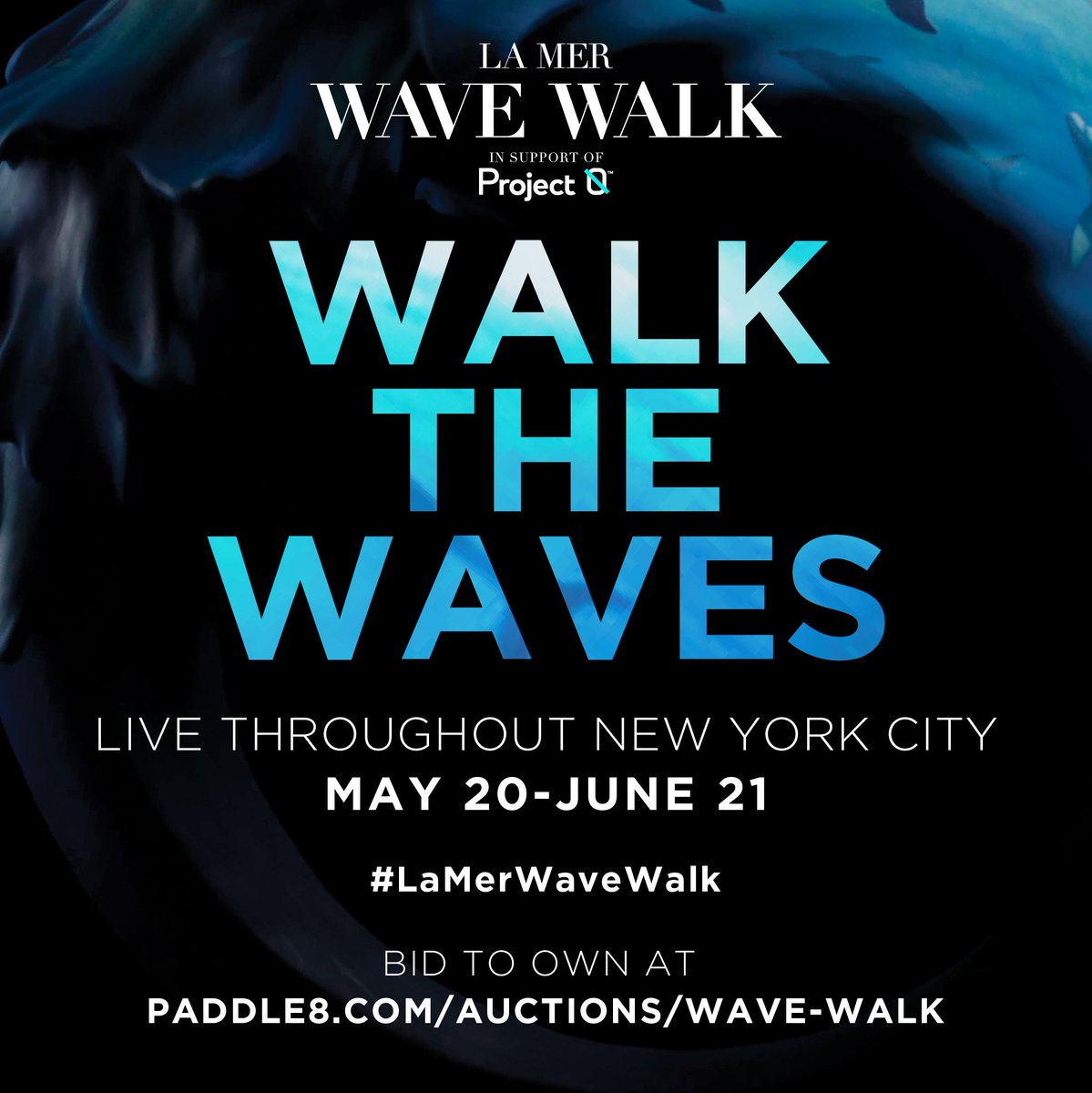Walk The Waves in New York City virg.in/4g2 <a href="/oceanunite/">OceanUnite</a> @weareproject0 #LaMerWaveWalk