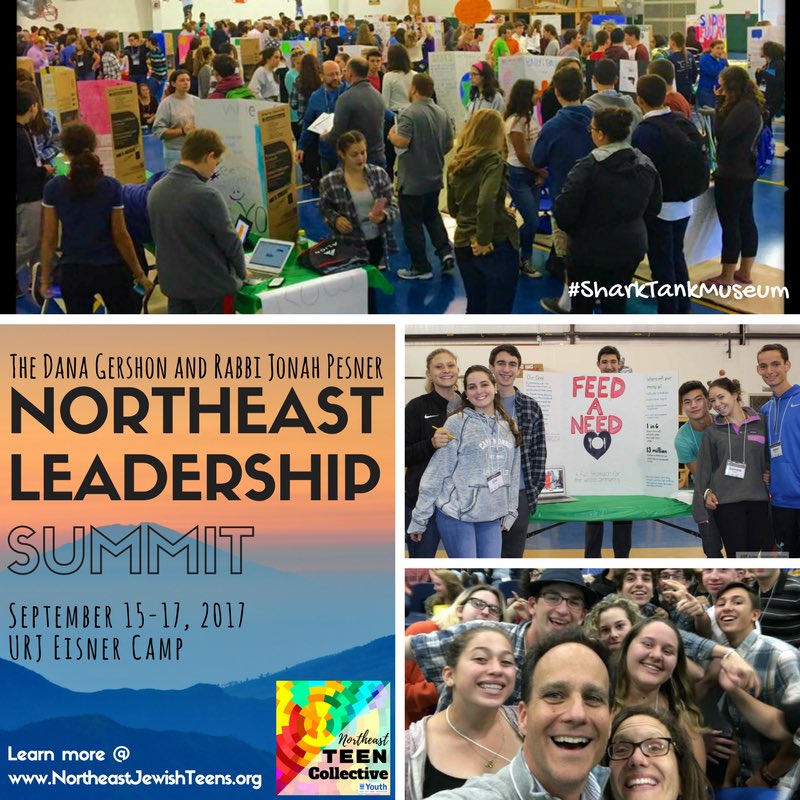 URJ_NETC's tweet image. Join us for the Northeast Leadership Summit! #jewishteens #jewishjustice #socialadvocacy #Entrepreneurism #netc #sharktankmuseum