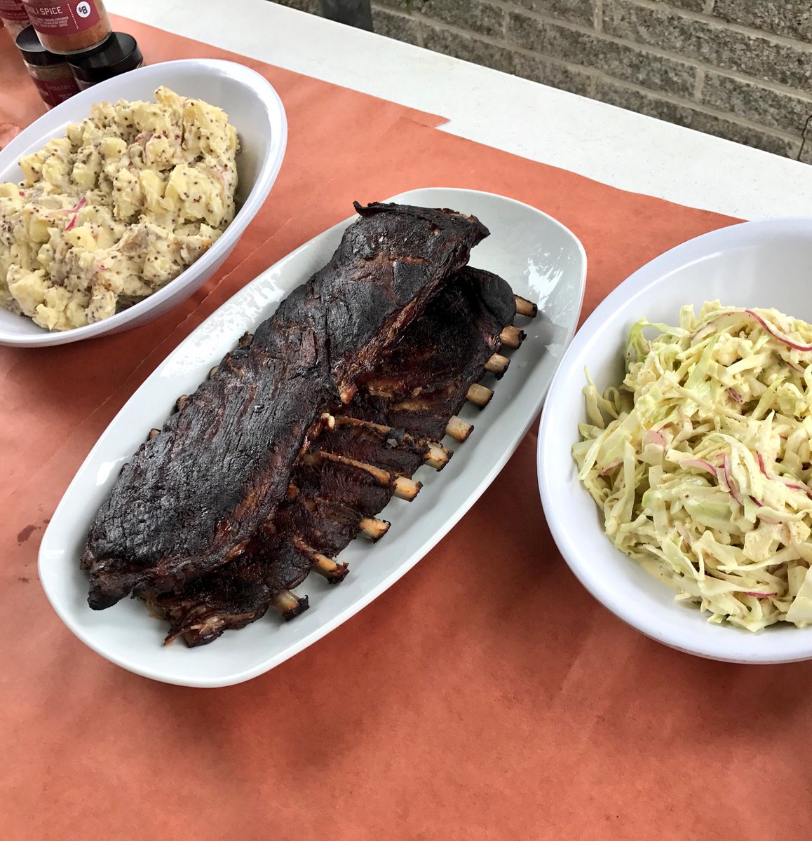 ThePartisanDC's tweet image. Chef Nate is grilling up our bacon-cured ribs on @fox5dc for #grillingweek. Tune in now!