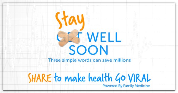 It just takes a Share or a Retweet to help a million people hear a critical message about their health #StayWellSoon thndr.me/hpxU1T