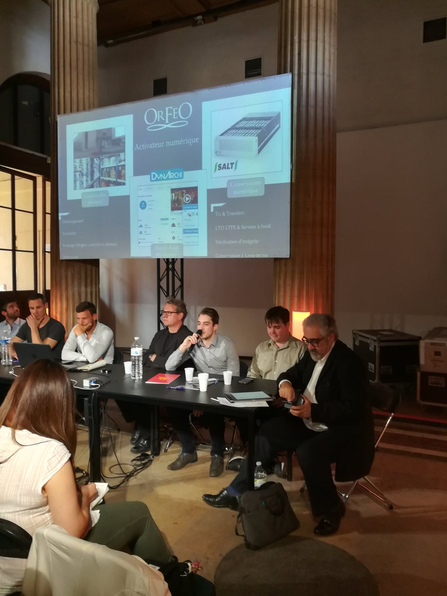 Antonio et Antoine présentent <a href="/orfeo_sas/">Orfeo SAS</a>, le service de conservation numérique de l' <a href="/AENA_France/">AENA France</a> #EntreprendreCulture